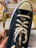 匡威（Converse）官方 1970S男女经典低帮帆布鞋黑色162058C 162058C/黑色 42/8.5 实拍图