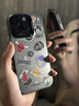 千敘潮牌NBA籃球隊(duì)標(biāo)適用于蘋果16Pro手機(jī)殼iPhone14promax新款創(chuàng)意13高級(jí)感保護(hù)套 白色-彩銀 iPhone14 曬單實(shí)拍圖