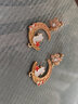 歐陽(yáng)先生日系唯美櫻花貓咪耳環(huán)耳釘可愛(ài)清新少女不對(duì)稱耳夾無(wú) 月牙耳釘款 曬單實(shí)拍圖