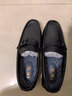 DCK男士豆豆男鞋休閑皮鞋男軟皮英倫真皮豆豆鞋男一腳蹬鞋子樂(lè )福鞋男 黑色【標準皮鞋碼】 41 (適合運動(dòng)鞋42碼) 曬單實(shí)拍圖