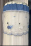 苓磐空调防尘罩空调罩立式圆柱形柜机开机不取通用 蘑菇（蓝）开机不取 高180cm (全品牌通用) 实拍图