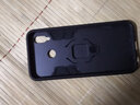 羅科 適用華為榮耀play3手機殼全包邊防摔硅膠honor play磁吸指環(huán)支架磨砂硬殼個(gè)性男士新款純色保護套 榮耀play 指環(huán)鎧甲殼【炫酷黑】+鋼化膜 曬單實(shí)拍圖