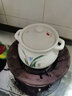 沉弗 陶瓷砂鍋 湯鍋湯煲 燉鍋燉煲 煲湯土鍋 養(yǎng)生耐高溫明火煮粥沙鍋健康養(yǎng)生湯煲 1.1L（適合1 人） 白色 曬單實(shí)拍圖