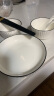 裕行釉下彩陶瓷餐具碗碟套装碗筷套装双人组合餐具 两人食竖纹8件套 晒单实拍图