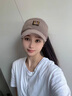CHALL KITTY帽子女秋冬季護耳針織鴨舌帽女士保暖毛線帽空頂帽子送女朋友老婆 咖色-高檔實用時尚高級感禮盒裝 曬單實拍圖