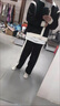 安初夏秋冬拼接夾克套裝男潮牌一套搭配痞帥英倫外套休閑運動(dòng)男裝二件套 黑色套裝 L 曬單實(shí)拍圖