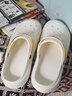 木林森洞洞鞋男款拖鞋外穿踩屎感涼鞋男士防滑潮流軟底開(kāi)車(chē)沙灘鞋 米色 44-45 曬單實(shí)拍圖