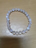 雅薇妮天然冰種藍月光手鏈奶油體月光石手鏈藍光斯里蘭卡老料奶油體手串 珠徑約7MM（單圈款） 曬單實(shí)拍圖