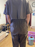KOLON SPORT/可隆連體褲闊腿 女子戶外防潑水休閑露營(yíng)運(yùn)動(dòng)拉鏈褲子 LKOP4MT576-BR 棕色 M 165/88A 曬單實(shí)拍圖