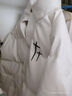 云自閑美式潮牌PU皮棉服男外套男冬季加厚棉衣寬松羽面包絨服男士棉襖 白色2311 XL （推薦體重130-150斤） 曬單實(shí)拍圖
