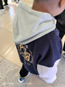真維斯男童套裝春秋款兒童2025新款棒球服男大童休閑外套秋裝褲子兩件套 【2件套】藏藍-黑/圓中國K 140 曬單實(shí)拍圖