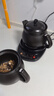 竹水溪 煎藥壺中藥壺中醫電砂鍋器熬藥煲全自動(dòng)養生壺藥罐陶瓷砂鍋家用 A5.5L藥壺（鏤空蓋）+升級底座+大禮包 曬單實(shí)拍圖