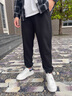 馬克華菲（MARK FAIRWHALE）男鞋新款休閑鞋男夏季透氣鞋子男百搭低幫板鞋男軟底氣墊小白鞋男 白黑 791396019572 41 【偏大/請拍小一碼】 曬單實拍圖