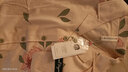 芬騰 睡衣女純棉柔軟淑女印花氣質(zhì)翻領(lǐng)七分褲家居服套裝 淺蝦粉 M 曬單實(shí)拍圖