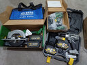 湘利工具湘利無刷電鋸鋰電鋸電圓鋸5.5寸單手鋸手提鋸CQ90007切割木工石材 5.5寸 8.0雙電+500牛扳手機身 20V 曬單實拍圖