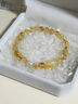 GATMEET招財(cái)聚財(cái)黃水晶轉(zhuǎn)運(yùn)珠手鏈好運(yùn)天然黃塔水晶手串女送閨蜜生日禮物 黃水晶轉(zhuǎn)運(yùn)珠手鏈6mm 14cm 曬單實(shí)拍圖