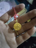 微奢妙珠 5G黃金項鏈女999足金鏤空花絲福字圓牌吊墜福滿一生套鏈送禮新款 單吊墜約3.45克【不含項鏈】 曬單實拍圖