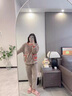 莫代爾睡衣秋冬款女款珊瑚絨加厚加絨棉服冬天女士套裝復古家居服冬季 主圖款YS5304咖色口袋蝴蝶結 法 M 雙面法蘭絨加厚保暖 曬單實(shí)拍圖