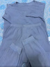 童泰（TONGTAI）寶寶內(nèi)衣套裝春秋季男童女童長(zhǎng)袖衣服家居服內(nèi)衣秋衣秋褲坑條 藍(lán)色 130 cm(不可開檔） 曬單實(shí)拍圖