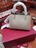 viney斜挎包包女包牛皮單肩手提包媽媽包中年生日禮物送女友老婆 【米白色折疊禮盒】高檔實(shí)用輕奢 曬單實(shí)拍圖