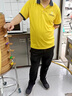 席佰三津湯包工作服 三津工衣服短袖t恤 polo衫秋冬裝馬甲長(cháng)袖衛衣定 黃色 S x 短袖 曬單實(shí)拍圖