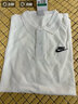 耐克（NIKE）POLO衫男裝 夏季新款官方艦店寬松運動(dòng)休閑服透氣翻領(lǐng)短袖T恤男 白色/全棉/刺繡LOGO L (175/92A) 曬單實(shí)拍圖