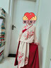 迪士尼（Disney）女童漢服兒童古裝中國風(fēng)加厚拜年服新款超仙女櫻花公主襦裙唐套裝 【春秋】加厚上衣+裙子+禮品 140 曬單實(shí)拍圖