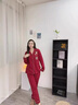 上海故事紅色結(jié)婚純棉睡衣情侶套裝一男一女春秋100%棉夏季家居服送新人 【純棉】歡喜紅-長袖長褲 L 女(建議穿著體重100-120斤) 曬單實(shí)拍圖