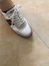 洛克華菲（Rock Fairwhale）男鞋夏季透氣潮鞋2025新款板鞋男真皮小白鞋男士休閑鞋 白色 39 曬單實(shí)拍圖