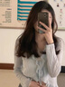 浪莎防曬針織開衫女薄款吊帶外搭空調(diào)罩衫夏季披肩冰絲小坎肩仙氣外套 淺藍(lán)色 S 80-100斤 曬單實(shí)拍圖