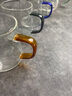 半物生活玻璃杯茶杯高硼硅玻璃水杯帶把綠茶杯耐高溫耐熱加厚杯子套裝家用 原點(diǎn)6色玻璃杯禮盒套裝 曬單實(shí)拍圖