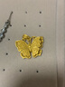 航民首飾母親節禮物黃金吊墜足金999古法花絲蝴蝶項墜XYG2124工費270元/件 6.28g 曬單實(shí)拍圖