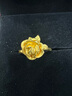 周大福 玫瑰花開口戒黃金戒指(工費180)約7.15g EOF1093七夕禮物 曬單實拍圖