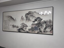 佐羅曼新中式客廳裝飾畫(huà)沙發(fā)背景墻掛畫(huà)2025新款辦公室山水掛畫(huà)靠山圖 望云樓-陋室銘【古風(fēng)山水】 210x70(適合2.5-3.0米沙發(fā))晶瓷 曬單實(shí)拍圖