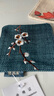 駱易家（Lorica）梅花刺繡茶墊杯墊茶杯墊中國風(fēng)禪意布藝餐墊中式棉麻杯墊隔熱墊 山園小梅杯墊-藍色 杯墊9cm*9cm（一片裝） 曬單實(shí)拍圖