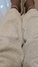 喬丹QIAODAN運動褲女休閑褲子女冬季保暖加絨褲束腳褲衛(wèi)褲女 灰花灰-加絨 XL 曬單實拍圖