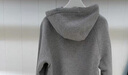 Teenie Weenie小熊女裝休閑簡(jiǎn)約連帽衛衣秋季學(xué)院風(fēng)綿羊毛混紡上衣 中灰色 S (160) 曬單實(shí)拍圖
