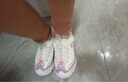 Skechers斯凱奇兒童奶茶熊老爹鞋秋季舒適女大童休閑鞋熊貓鞋302524L 蜜桃思慕雪/WLV 31 曬單實(shí)拍圖