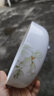 超深盤子 家用蒸蛋碗菜盤沙拉盤微波爐陶瓷套裝大號餐具套裝 6英寸加高沙拉盤（白玉蘭） 直徑15.3cm高5c 曬單實拍圖