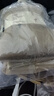 無(wú)印良品（MUJI）女式 里抓絨 厚款 收腿褲 秋褲加絨打底褲女款冬季 DGG04A4A 米色 M (身高155-160 臀圍90-95) 曬單實(shí)拍圖