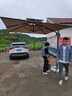 幽之藤家具（YOUZHITENG）戶外遮陽傘別墅庭院傘大太陽傘室外露臺擺攤羅馬傘led燈 經(jīng)典常規(guī)款2.5米方形傘+大理石方底座 曬單實拍圖