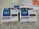 愛普生（EPSON） T137黑色墨盒 適用K100/K200/K105/K205 T1371黑色墨 T137黑色墨盒  兩支裝 曬單實拍圖