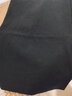 邁惻亦純棉針織彈力螺紋面料衛衣服裝袖口領(lǐng)口下擺褲腳收口全棉羅紋布料 黑色(20厘米) 曬單實(shí)拍圖