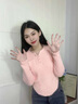 FSHE毛衣女秋冬2025新款水貂絨內(nèi)搭軟糯設(shè)計(jì)感小眾短款毛絨打底針織衫 粉色 L 曬單實(shí)拍圖