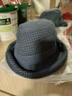 稻草人女士帽子氣質(zhì)優(yōu)雅漁夫帽秋冬季新款時(shí)尚百搭保暖盆帽時(shí)尚洋氣 藏青色 曬單實(shí)拍圖