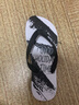 德威尼（Dwayne）男士人字拖2025夏季新款防滑防臭軟底居家外穿沙灘鞋透氣耐磨涼拖 白色 42-43 M碼建議腳 曬單實拍圖