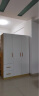 森普顿 衣柜卧室平开门衣柜实木组合现代简易简约板式家用柜子收纳衣橱 三门实木衣柜（120*50*180） 实拍图