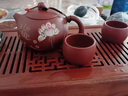洛湘 宜興紫砂壺名家純手工泡茶壺家用紫砂茶壺精品辦公家用高端送禮 荷花西施壺 320cc 曬單實(shí)拍圖