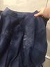 衣典零一（LEDIALYI）2025夏季女裝新款高級(jí)感休閑洋氣顯瘦中年棉麻襯衫女短袖襯衣上衣 藍(lán)色 M （建議115斤內(nèi)） 曬單實(shí)拍圖
