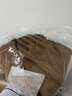 CAT卡特新品男士戶外休閑百搭寬松插肩袖連帽套頭衛(wèi)衣輕戶外七夕禮物 卡其色 L 曬單實(shí)拍圖